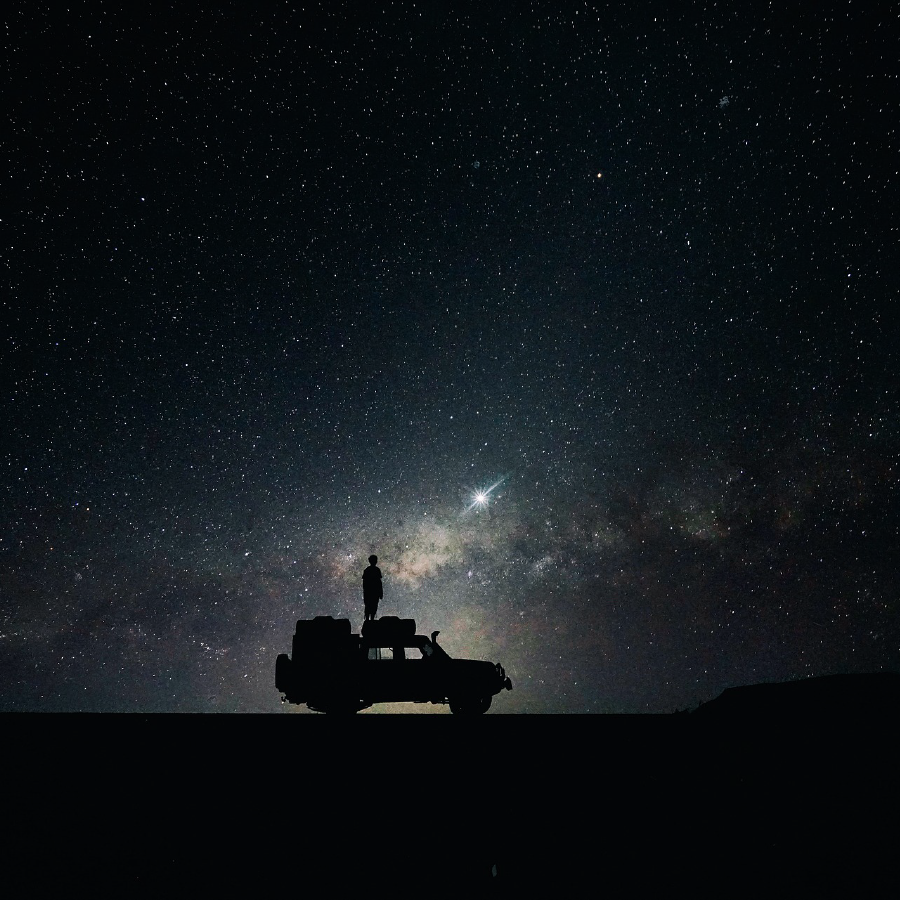 Car and Sky full of stars